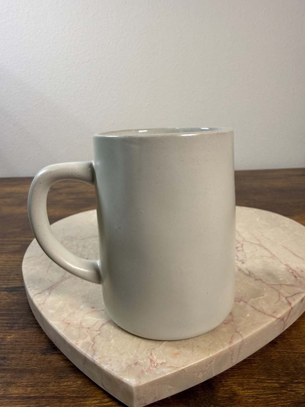 Magnolia Cream Ceramic Coffee Mug, 14 Oz